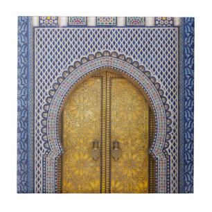 Azulejo Puertas Ornamentadas Del Palacio Del Rey