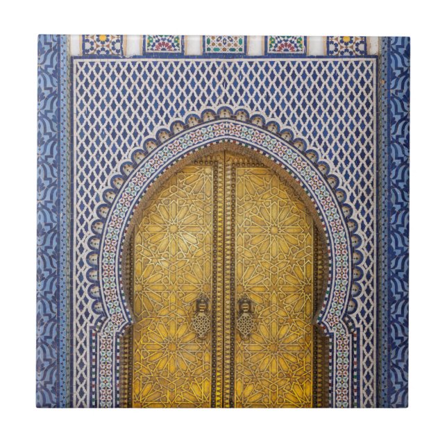Azulejo Puertas Ornamentadas Del Palacio Del Rey (Frente)