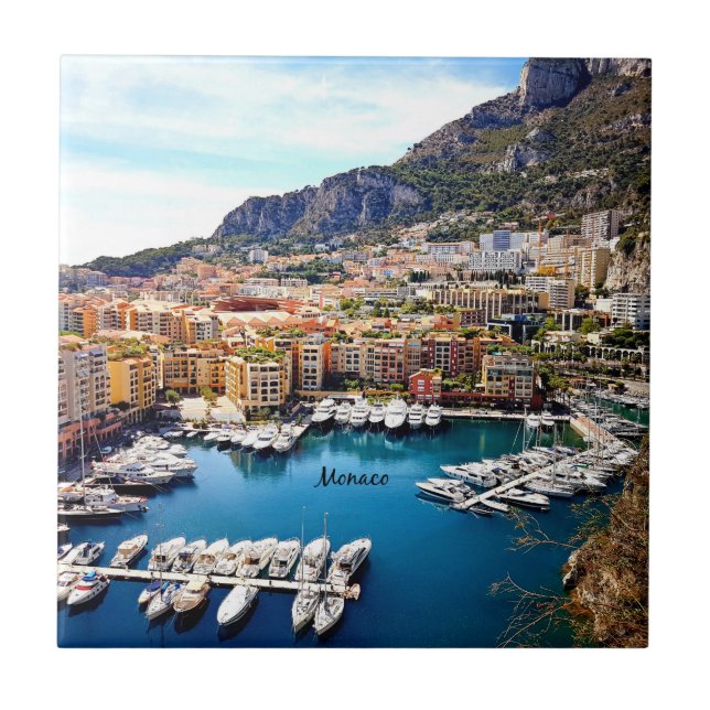 Azulejo Puerto de Mónaco (Frente)