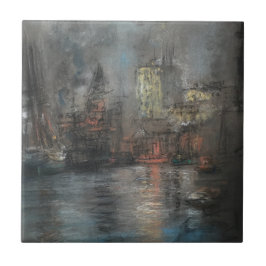 Azulejo Puerto ocupado (por Glenn Cooper Henshaw)