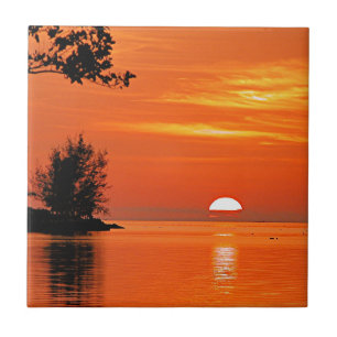 Azulejo Puesta de sol en Key West, FL