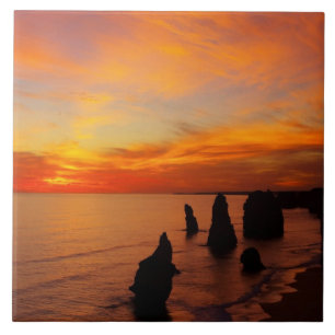 Azulejo Puesta de sol, Twelve Apostles, Port Campbell Nati