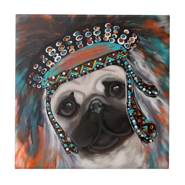 AZULEJO PUG (Frente)