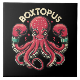 Azulejo Pulpo Boxeador - Boxtopus