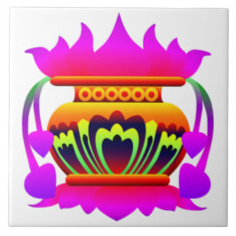 Azulejo Pun kalasa en Sri Lanka, lugar tradicional de pros