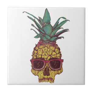 Azulejo Punk enrrollado de la piña de Guay del friki