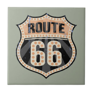 Azulejo Punto -717 de la ruta 66