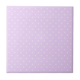 Azulejo Punto blanco fondo rosa elegante lunares punteado
