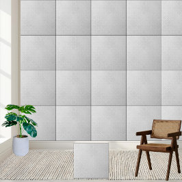 Azulejo Punto de Polka Blanco Moderno y Minimalista
