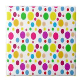 Azulejo Puntos coloridos