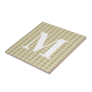 Azulejo Puntos de Especias Coriander Moods con monograma