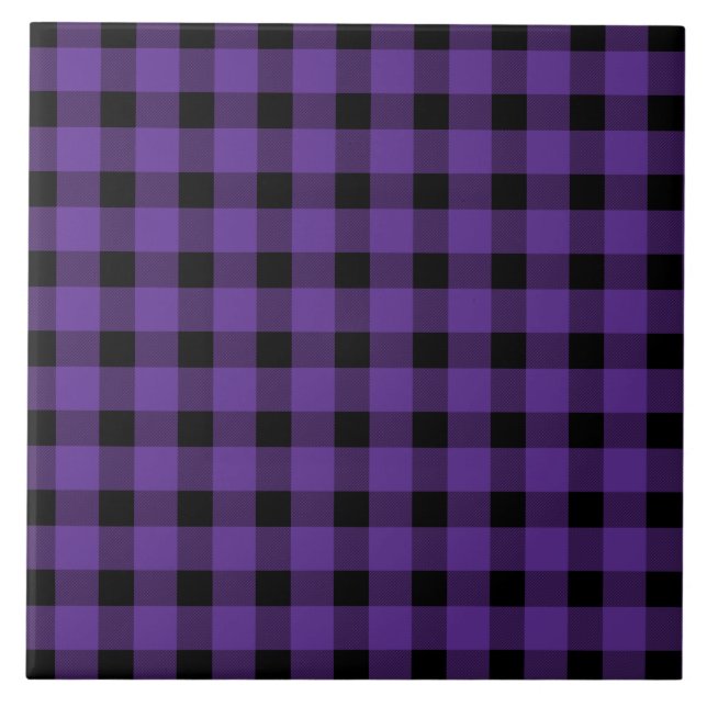 Azulejo Purple Buffalo Country Lumberjack Plaid (Frente)