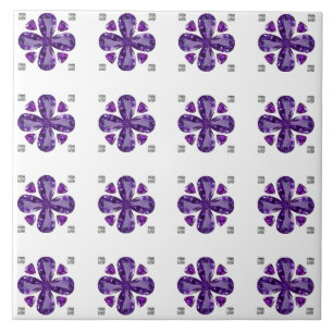 Azulejo Purple Clover