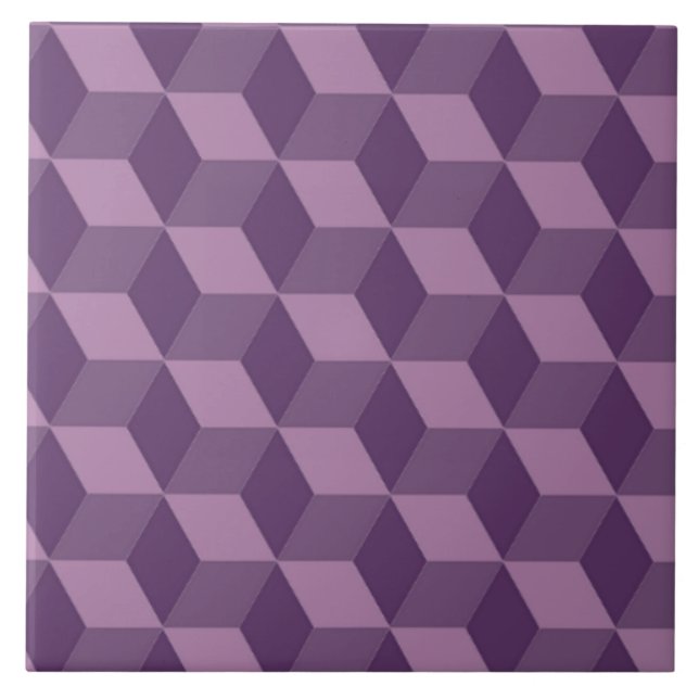 AZULEJO PURPLE CUBES (Frente)