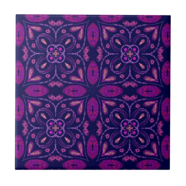 Azulejo Purple elegante (Frente)