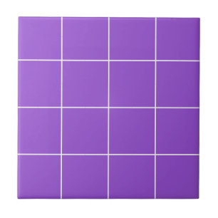 Azulejo Purple Geometric Pattern Moderno Girly Trendy