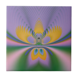 Azulejo Purple Lotus