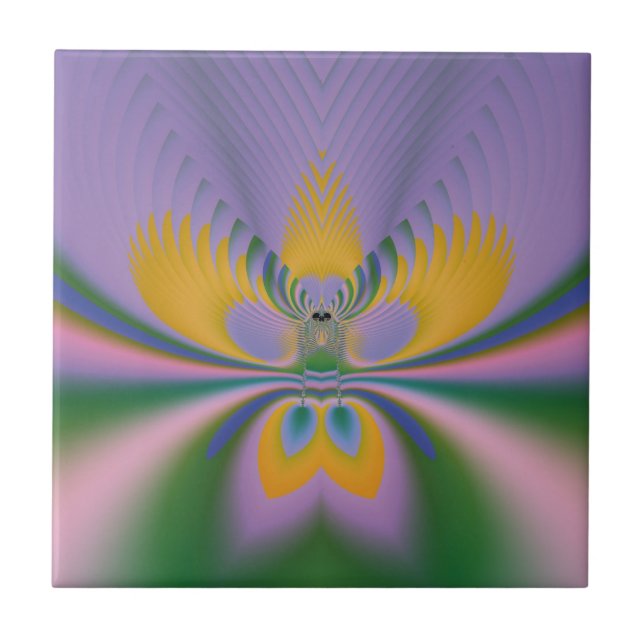 Azulejo Purple Lotus (Frente)