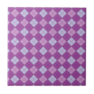 Azulejo Purple Plaid