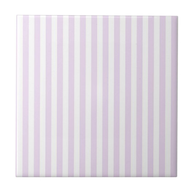 Azulejo Purple Stripes Pattern Minimal Modern Spring (Frente)
