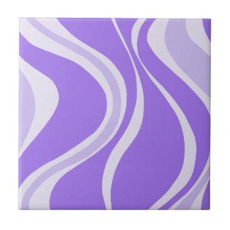 Azulejo Purple Waves Tile