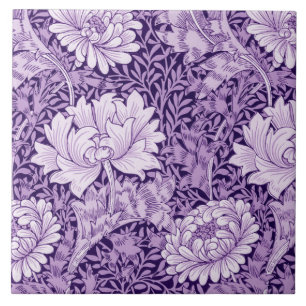 Azulejo Púrpura de crisantemo, William Morris