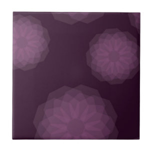 Azulejo Púrpura, fresca, moderna, simple y floral abstract