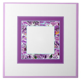 Azulejo Púrpura soul detalle cerámica