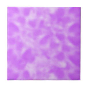 Azulejo Púrpura y blanco abigarrados