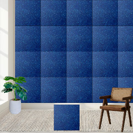 Azulejo Purpurina azul profundo mosaico cerámico