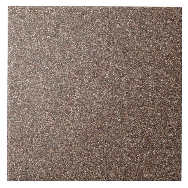 Azulejo purpurina metálico de oro Rosa (Frente)