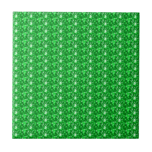 Azulejo Purpurina Tile Green (Frente)