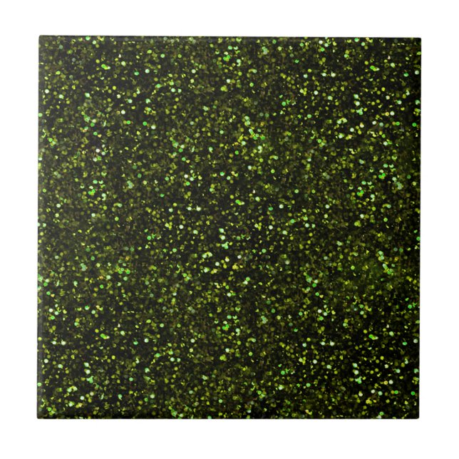 Azulejo Purpurina verde oscuro (Frente)