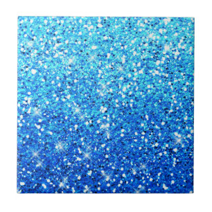Azulejo Purpurinas azules esparcen textura