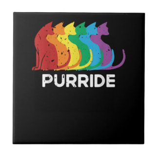 Azulejo Purride Cat Prily Ally comunidad LGBT Rainbow Prid