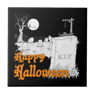 Azulejo QEPD de Halloween