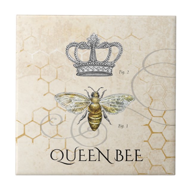 Azulejo Queen Bee (Frente)
