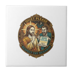 Azulejo Queja de ruido del vecino enojado Jesús Festa ruid