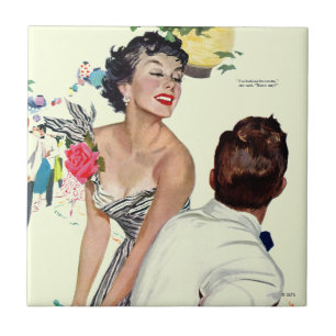 Azulejo Quiero a un hombre 2