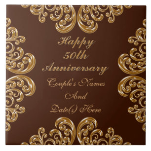 Azulejo Quincuagésimos regalos personalizados del