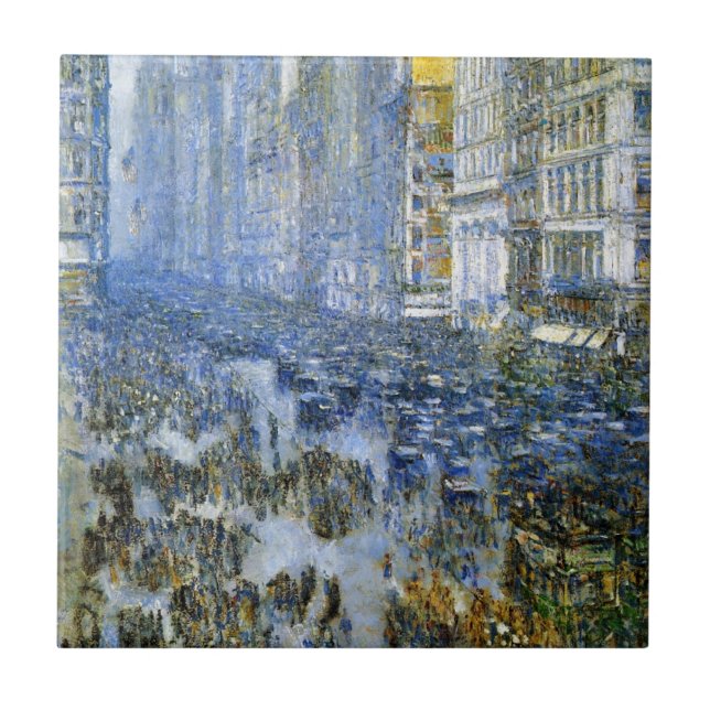 Azulejo Quinta Avenida en invierno (Nueva York) (Nueva Yor (Frente)