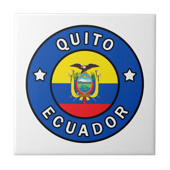 Azulejo Quito Ecuador (Frente)