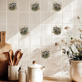 Azulejo Raccoon