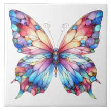 Radiación de mariposa de vidrio templado majestuos