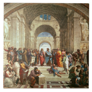 Azulejo Rafael - Escuela de Atenas