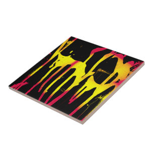 Azulejo ráfagas y espumas y bacanal