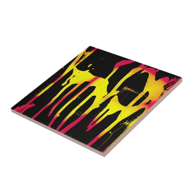 Azulejo ráfagas y espumas y bacanal (Lado)