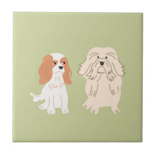 Azulejo Ramante de los perros