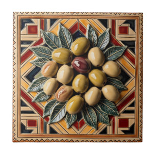 Azulejo Ramas de aceitunas PALESTINAS LIBRES mosaico cerám