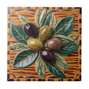 Azulejo Ramas de aceitunas PALESTINAS LIBRES mosaico cerám